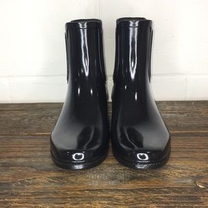 donna karan rain boots